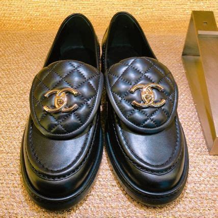 chanel loafers matelasse|Chanel moccasins.